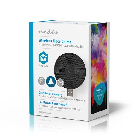 Nedis WIFICDPC10BK USB ontvanger 5412810311361 zwart wifi in doos verpakking