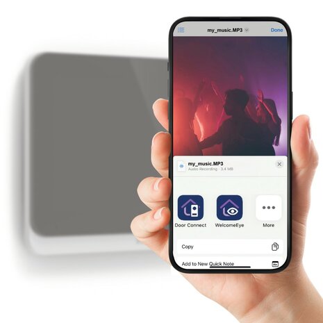 Philips WelcomeEye Connect 3K bedrade deurbel met camera binnenscherm app