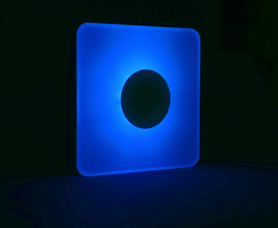 M-E BELL-240 RX draadloze deurbelontvanger blauw LED-licht
