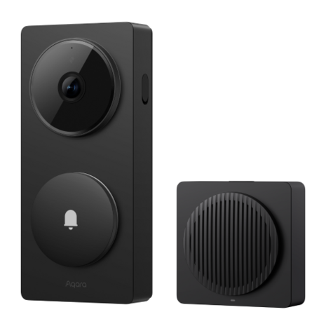 Aqara Smart Video Doorbell G410 Select - bedrade & draadloze videodeurbel met gong - zwart