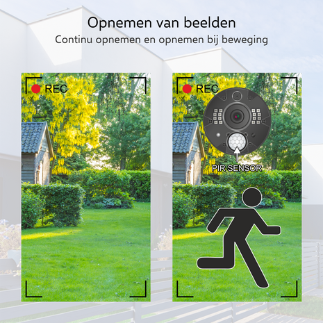 Elro CZ40RIPS2 draadloze Full HD 2 beveiligingscamera met scherm en app