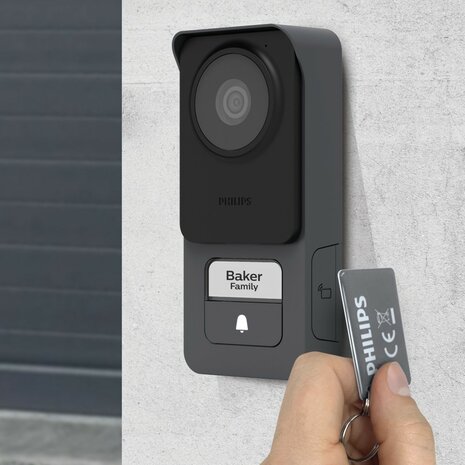 Philips 531047 WelcomeEye Lite 2 bedrade intercom deurbel met camera buitenunit