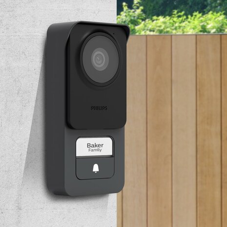 Philips WelcomeEye Connect 3K bedrade deurbel met camera buitenunit