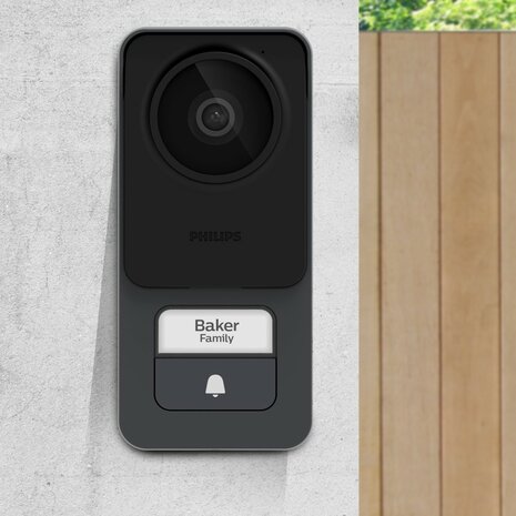Philips WelcomeEye Connect 3K bedrade deurbel met camera buitenunit