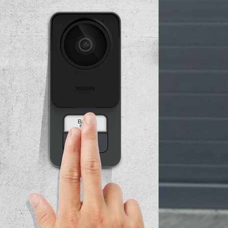 Philips WelcomeEye Connect 3K bedrade deurbel met camera buitenunit