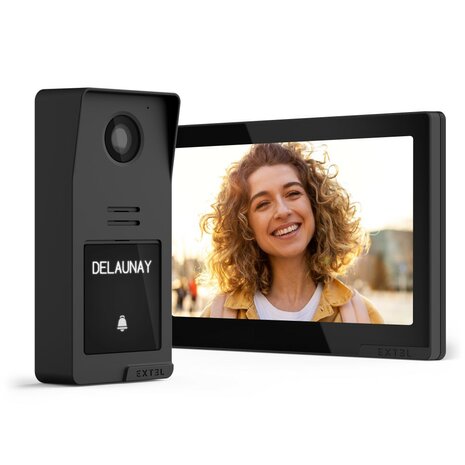 Extel 720335 Digital Connect bedrade video intercom met vingerafdruklezer