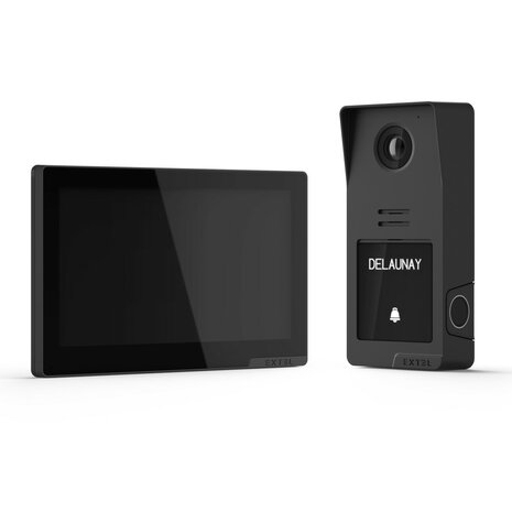Extel 720335 Digital Connect bedrade video intercom met vingerafdruklezer