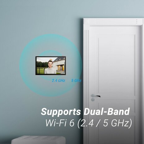 Ezviz HP5 Smart Home bedrade videodeurbel met scherm + app