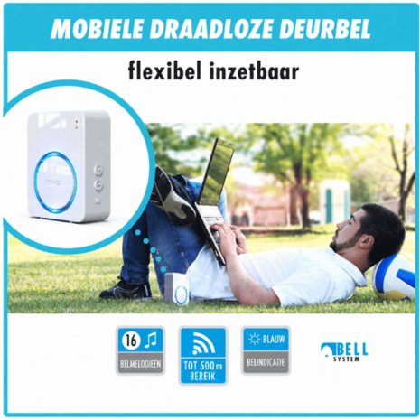 M-E BELL-55621 Wifi mini converter uitbreiding voor bedrade deurbel + app