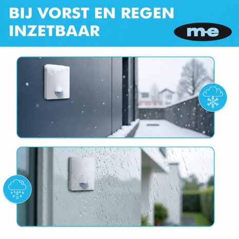 M-E BELL-5804 Wifi draadloze bewegingsmelder 500 meter bereik + app