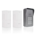 Byron DIC-21525 Draadloze audio deurbel voor 2 appartementen Byron DIC-21525 Draadloze audio deurbel voor 2 appartementen
