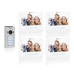 Smartwares DIC-22242 Video intercom systeem voor 4 appartementen Smartwares DIC-22242 Video intercom systeem voor 4 appartementen