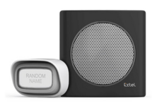 Extel diBi flash black draadloze deurbel Extel diBi flash black draadloze deurbel