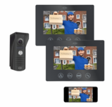Elro DV50 bedrade IP Wi-Fi intercom met twee schermen Elro DV50 bedrade IP Wi-Fi intercom met twee schermen