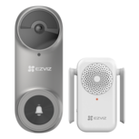 Ezviz DB2 draadloze Wi-Fi video deurbel grijs + ontvanger Ezviz DB2 draadloze Wi-Fi video deurbel grijs + ontvanger