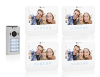 Smartwares DIC-22242 Video intercom systeem voor 4 appartementen Smartwares DIC-22242 Video intercom systeem voor 4 appartementen