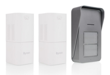 Byron DIC-21525 Draadloze audio deurbel voor 2 appartementen Byron DIC-21525 Draadloze audio deurbel voor 2 appartementen