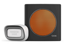 Extel diBi flash soft orange draadloze deurbel Extel diBi flash soft orange draadloze deurbel